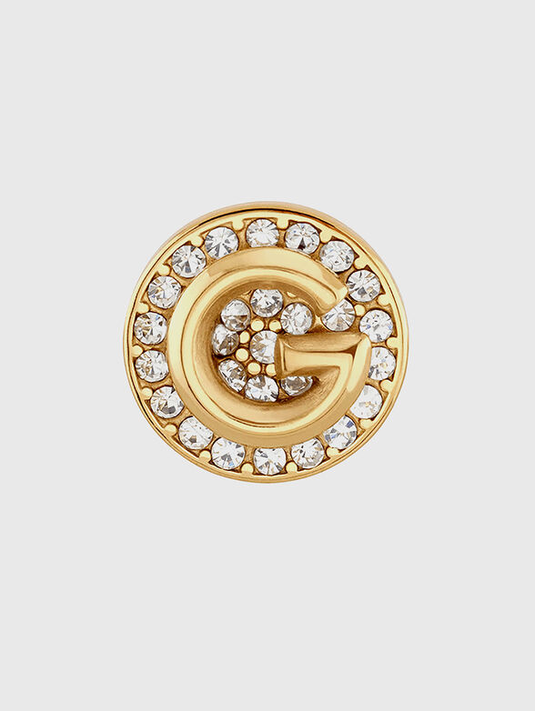 Earrings with accent logo - 2