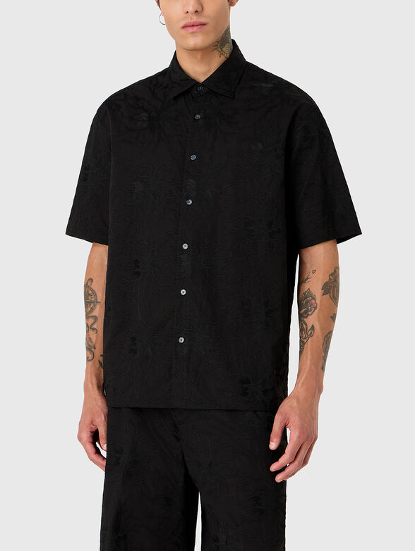 Patterned jacquard shirt - 1