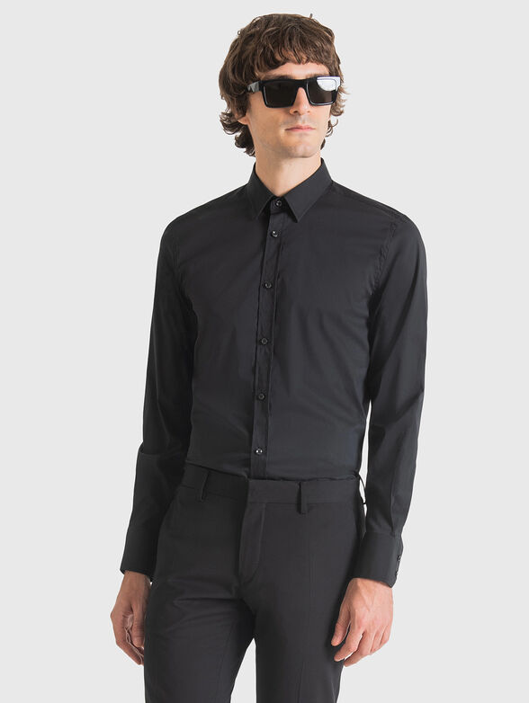 MILANO black slim shirt - 4