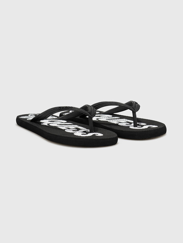 Beach slippers with a logo accent - 2