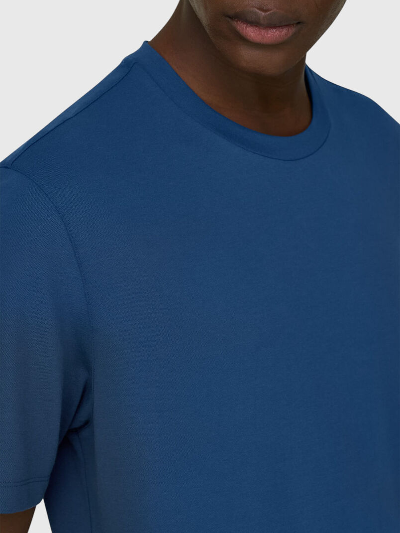 S CAFE Blue t-shirt - 3
