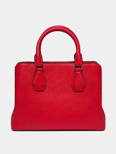 CAMILLE leather handbag with logo detail - 3