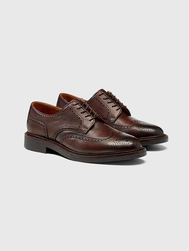 ASHER WINGTIP leather shoes - 4
