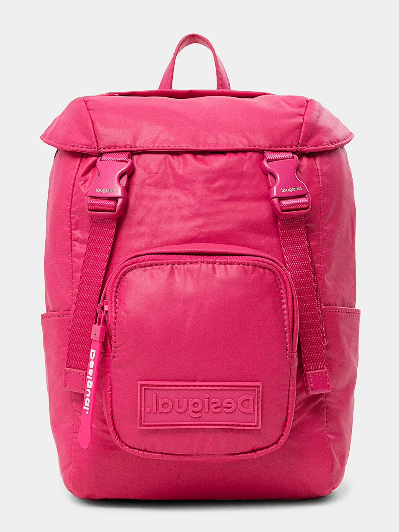 ★NOIAGO★ Multi Logo Backpack Pink NOI1233 NAYARIT Black backpack brand DESIGUAL — Globalbrandsstore.com/en
