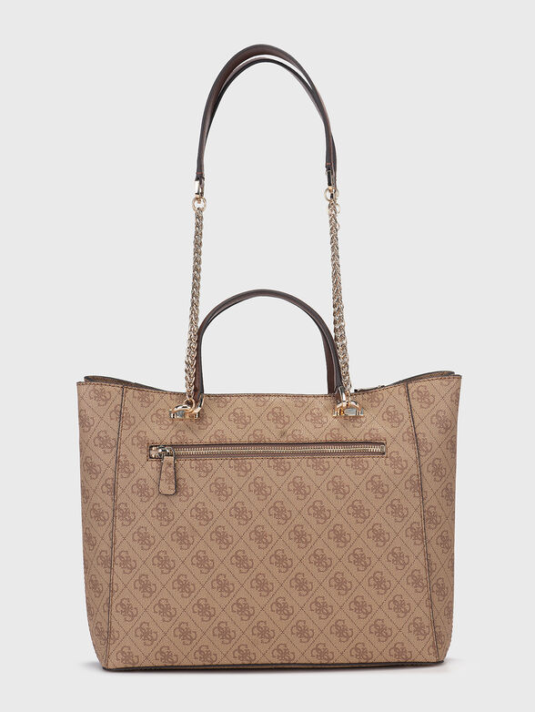 NOREEN bag with monogram in beige - 2