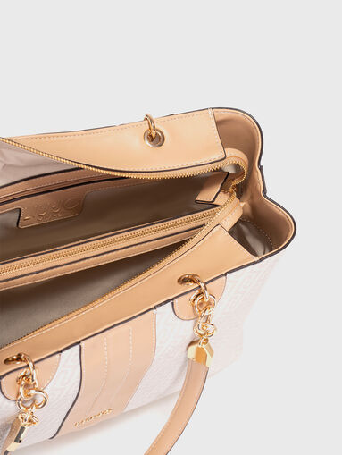 Bag with monogram logo print - 5