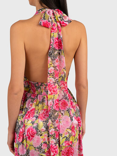 Dress with floral print - 4