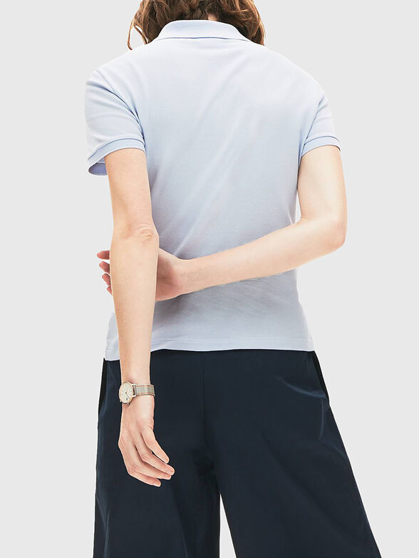Burgundy cotton polo shirt - 2