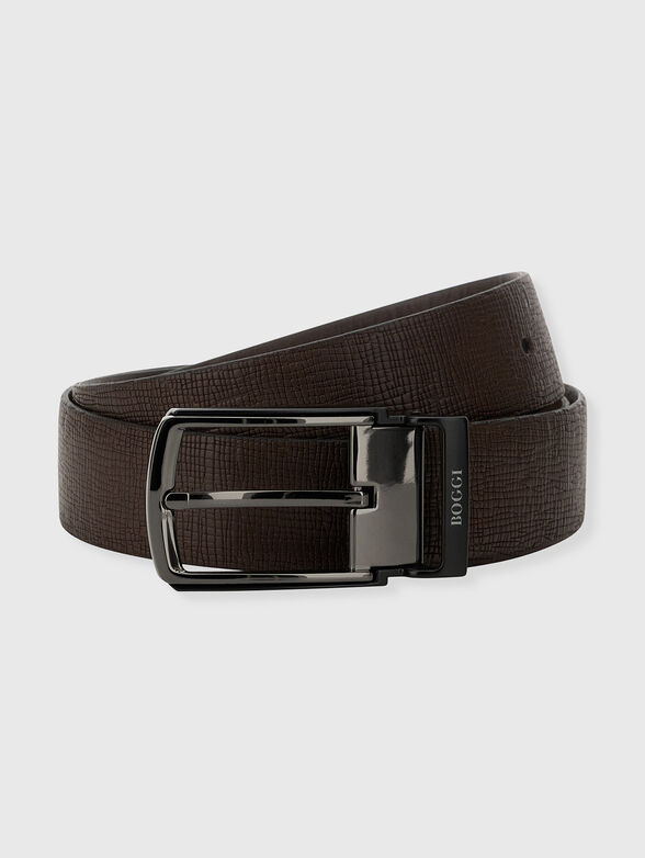 Reversible leather belt - 1