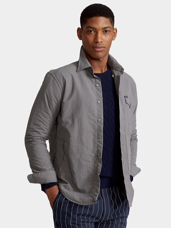 Grey overshirt - 1