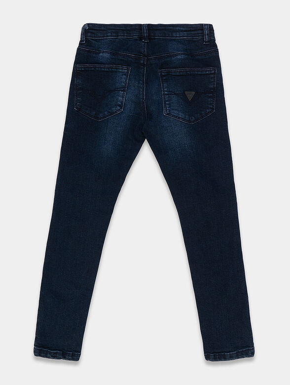 Dark blue skinny jeans - 2