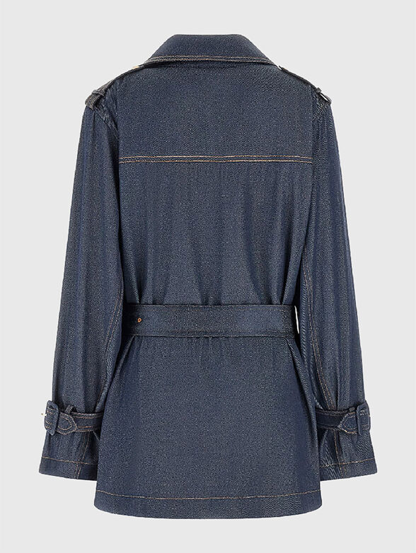 REGINE denim trench coat  - 2