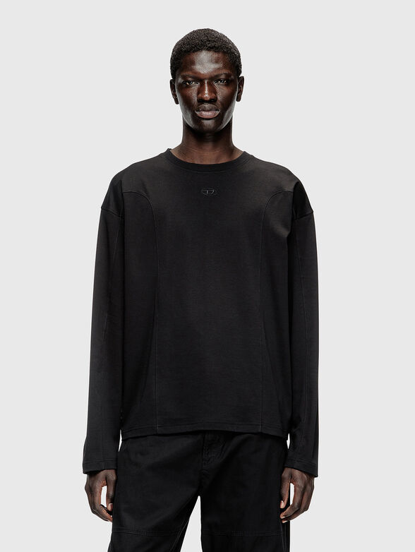 T-BOXT-LS-INT long sleeve logo embroidered blouse - 1