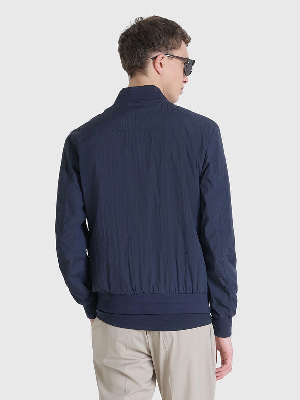 Dark blue bomber jacket with patch  - 2
