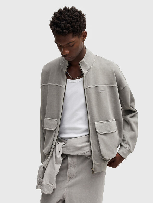 NOMBOS sweatshirt with accent pockets - 1