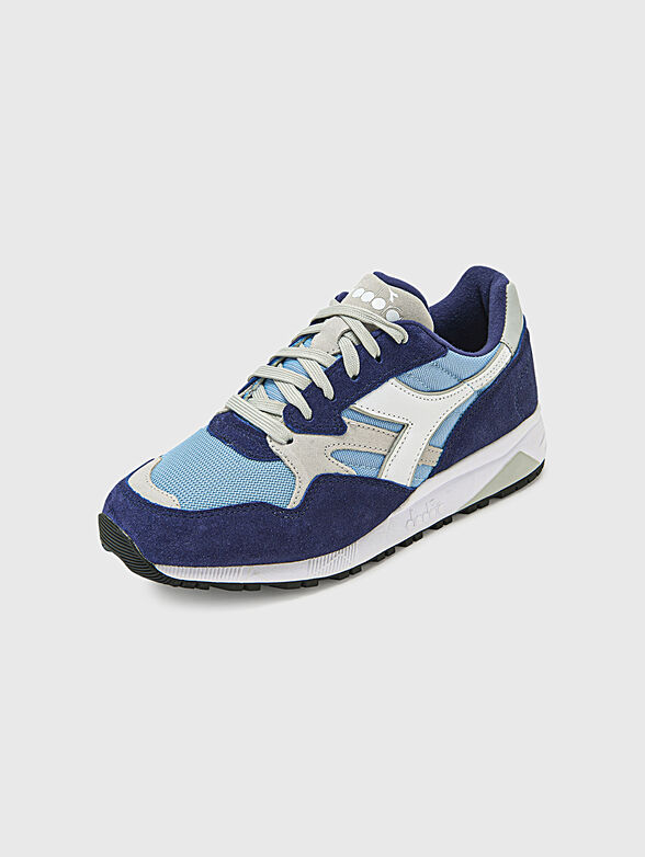 N902 blue sports shoes with contrasting logo - 2