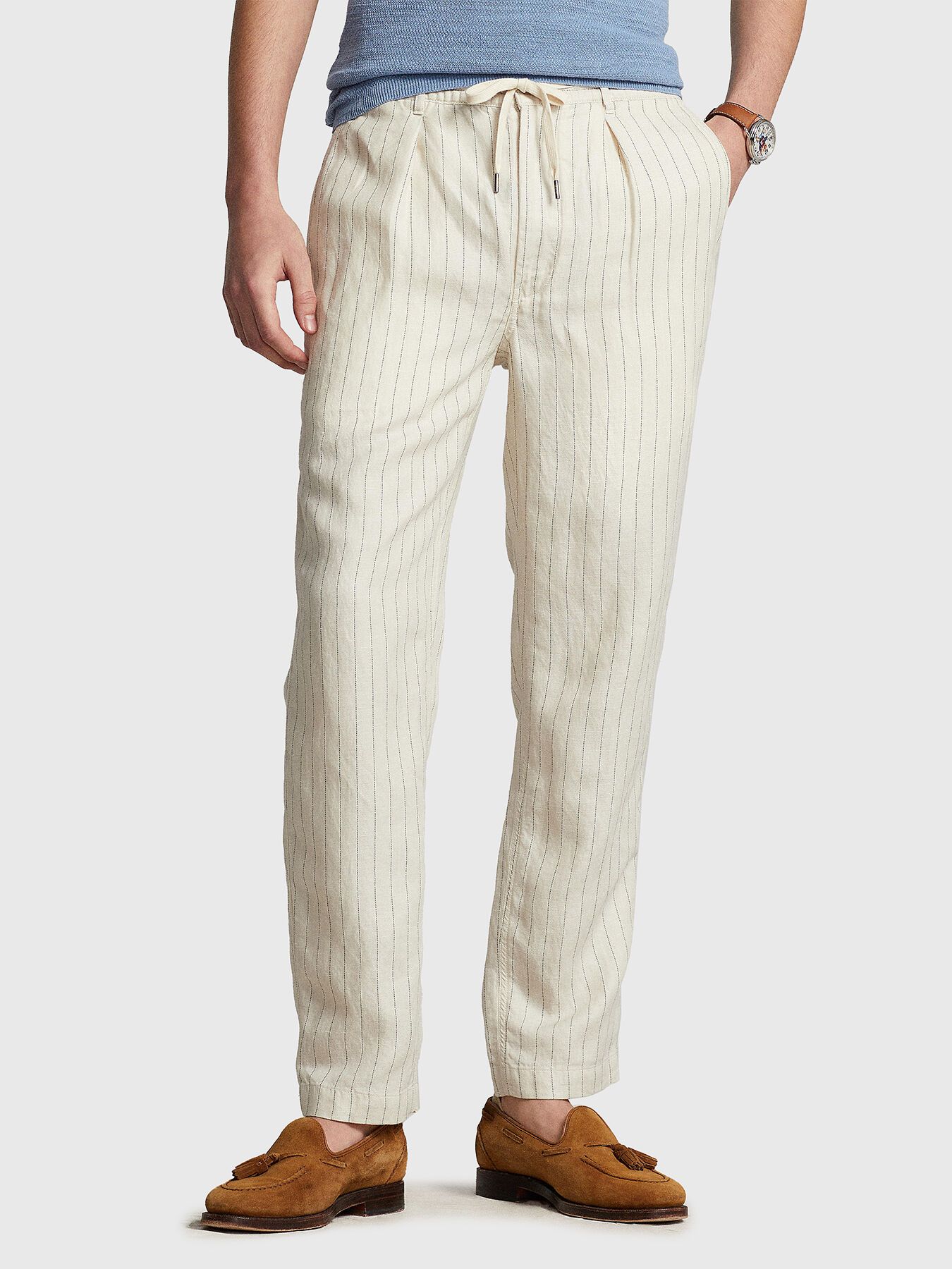 Polo ralph lauren men's linen pants hot sale
