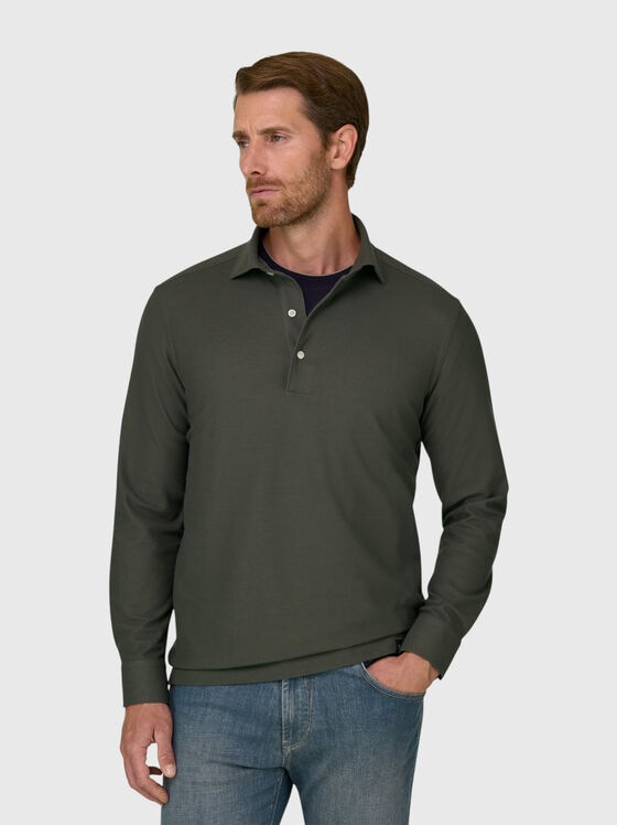 Long sleeved polo shirt - 1