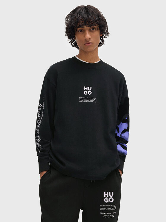 Суитшърт с принт - 1