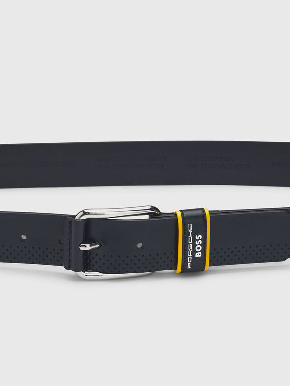 PORSCHE x BOSS leather belt - 4