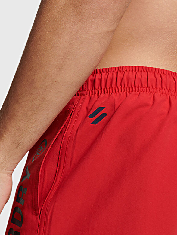 CORE SPORT beach shorts with logo accent - 3