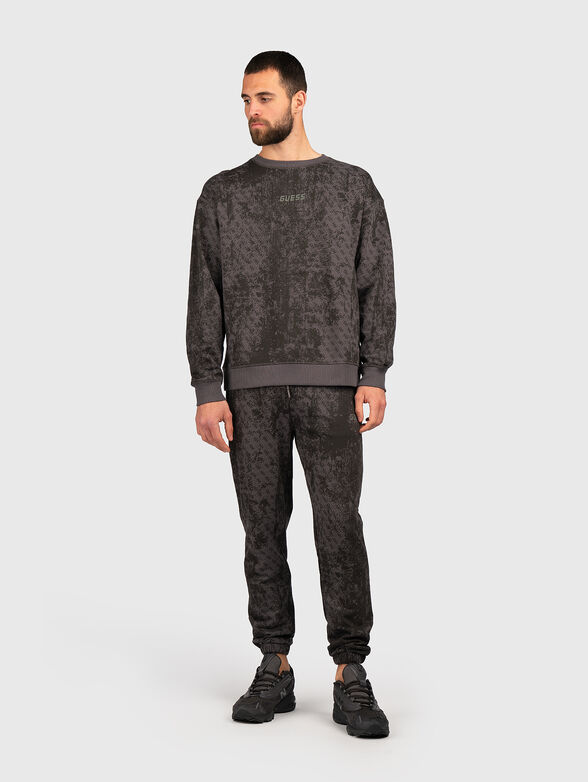 Cotton sweatshirt with 4G logo print - 2