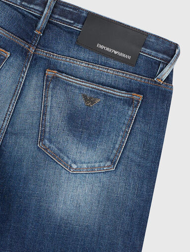 Blue jeans with washed effect - 3