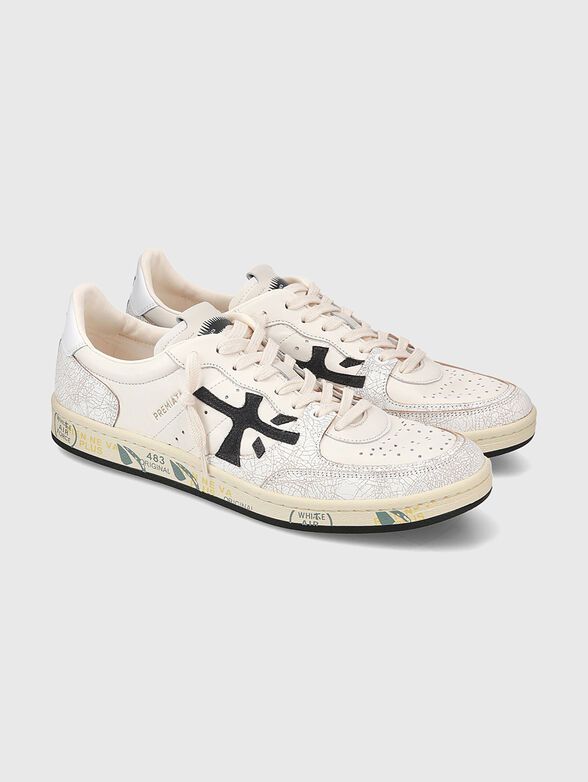 BSKT CLAY leather and suede sneakers - 5