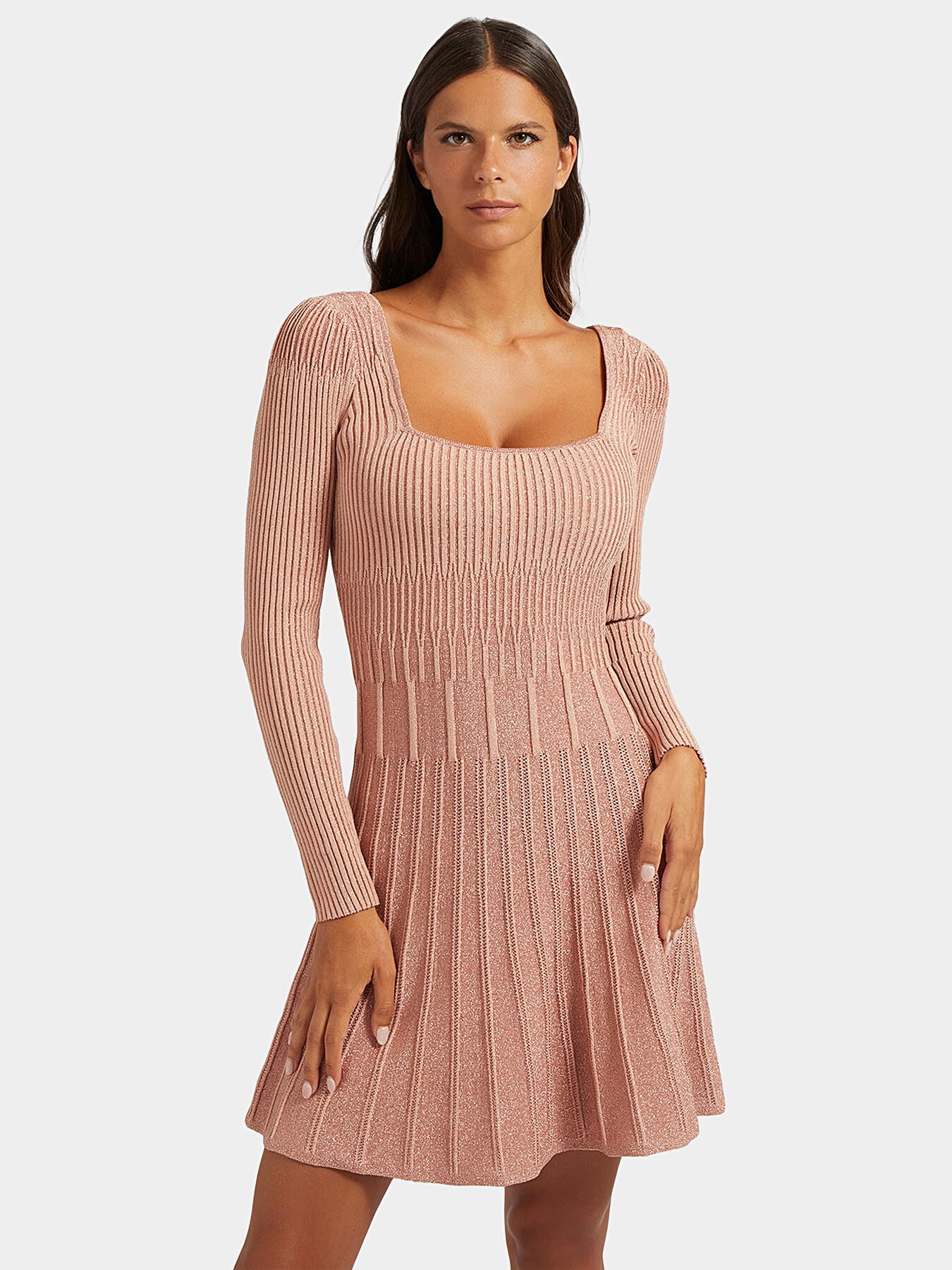 JULES pink viscose blend dress brand GUESS Globalbrandsstore en