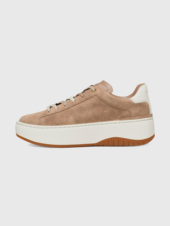 DOTTIE suede platform sneakers - 3