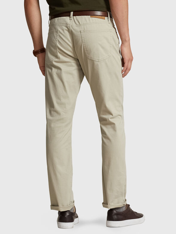 Beige cotton pants - 2