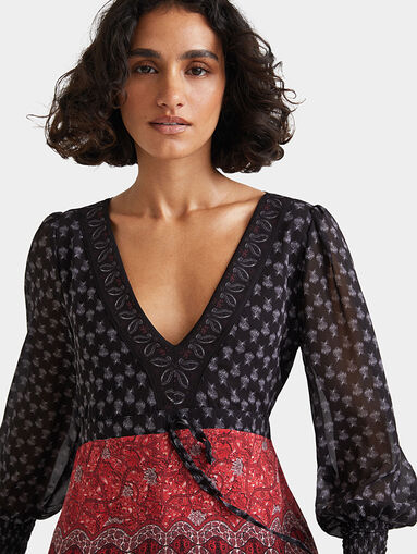 Bohemian long dress - 4
