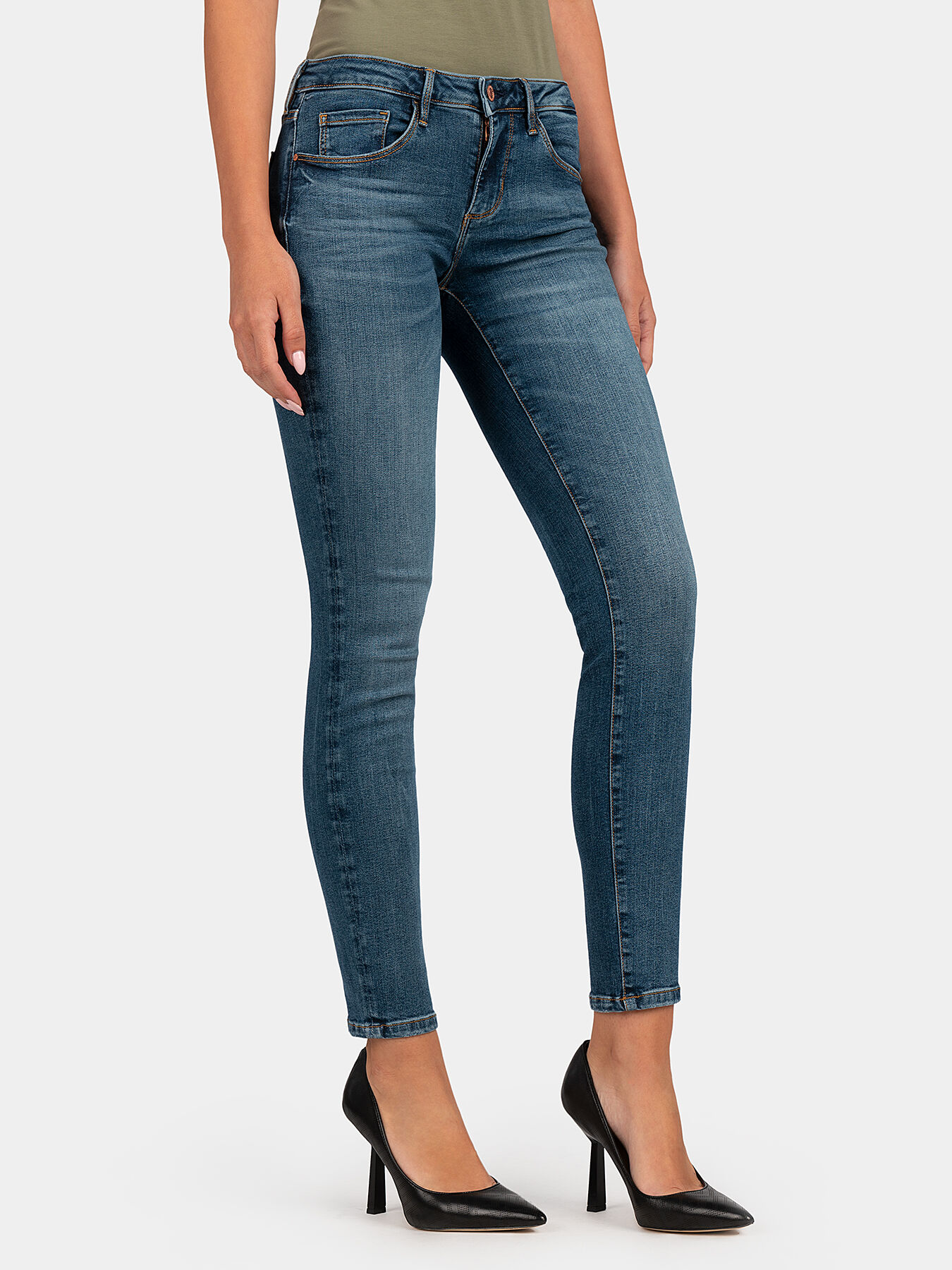 Guess jeans triangle logo cheap