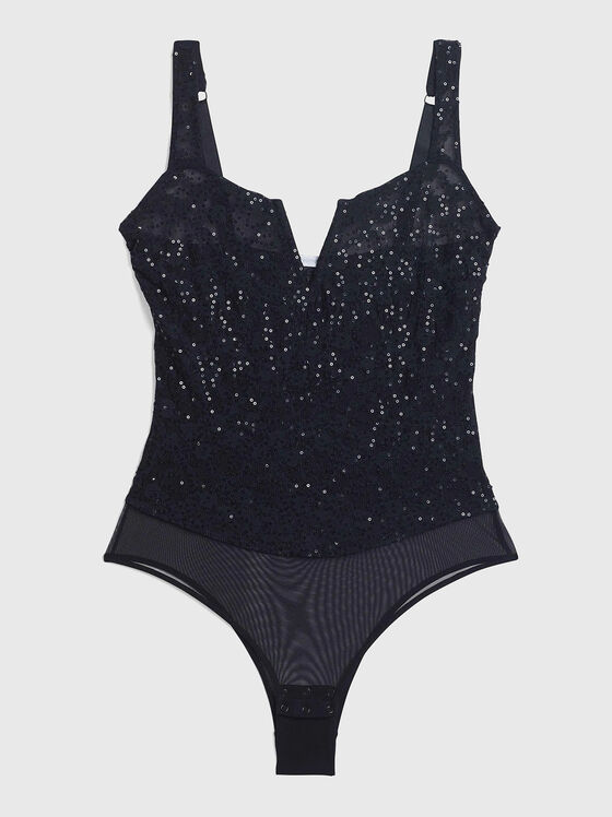 Боди с апликирани кристали SPARKLING LACE - 1