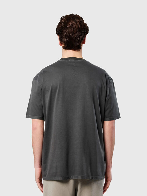 Oversized T-shirt with contrasting logo - 2