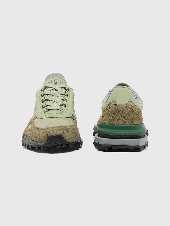 Sports shoes with suede details and logo - 5