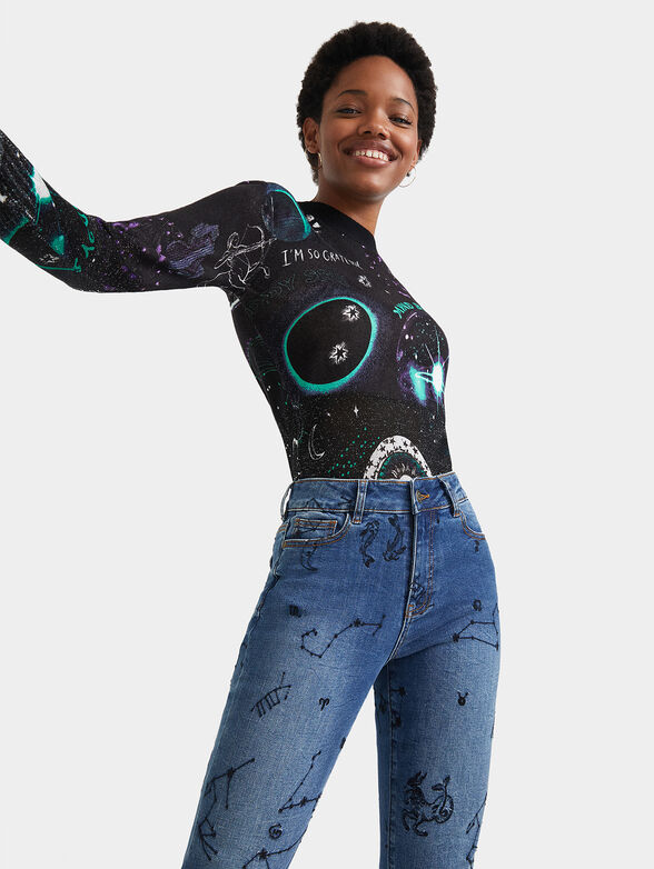 AUSTRA jeans with accent embroidery - 3