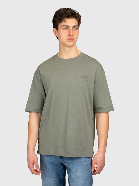 Black cotton T-shirt - 1