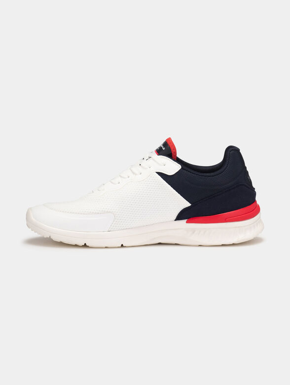 Dark blue sneakers with logo details - 4