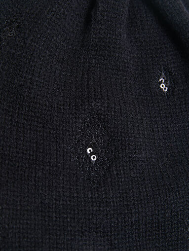 Black hat wtith sequins - 5
