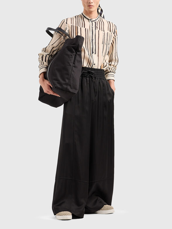 Ramie shirt with print - 2