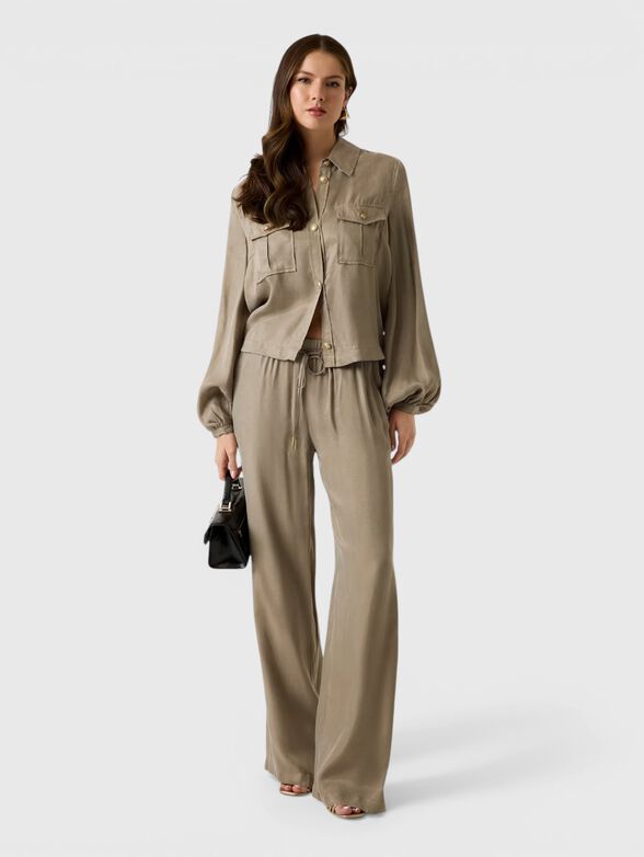 DALIA FLUID P wide leg pants  - 4