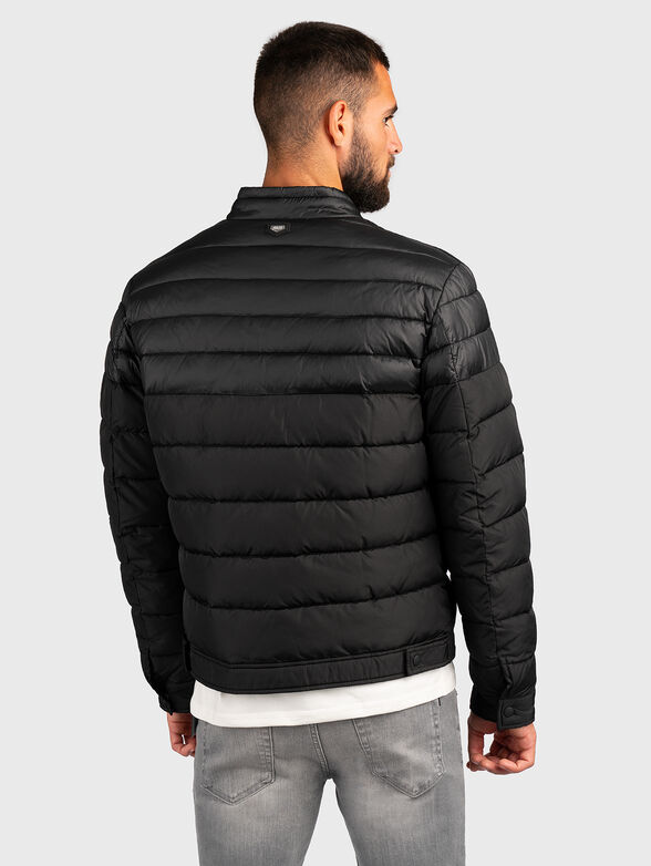 Black jacket with logo accent - 2