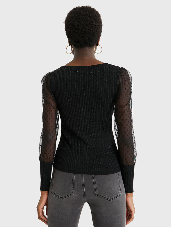 IVETTE Blouse with glamorous threads - 6
