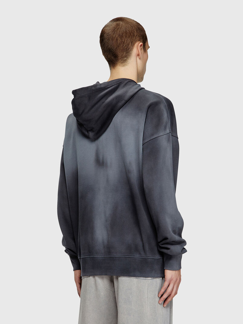 S-ROB-HOOD-R2 cotton hooded sweatshirt - 3