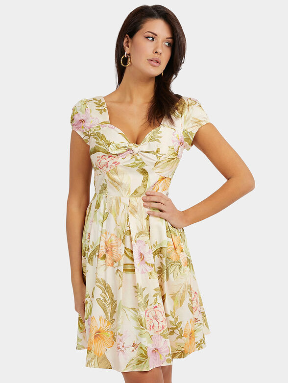 KARIDA mini dress with floral print - 1