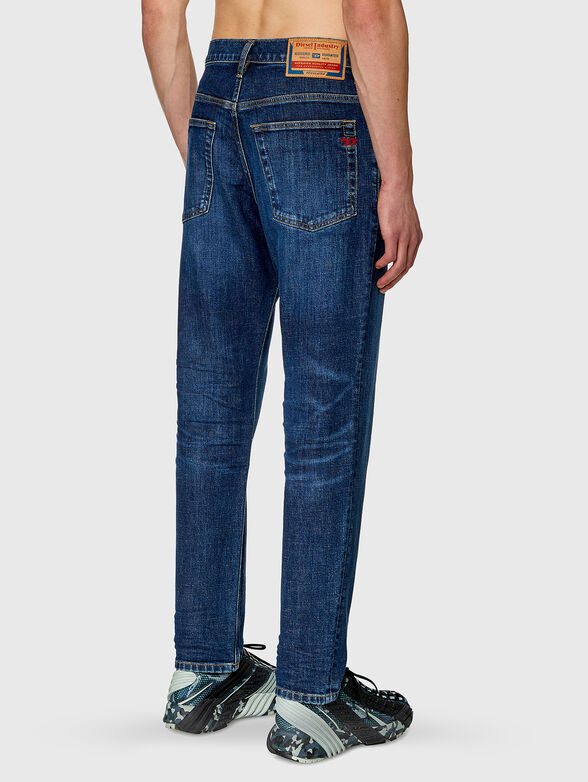 Dark blue jeans with washed effect - 2