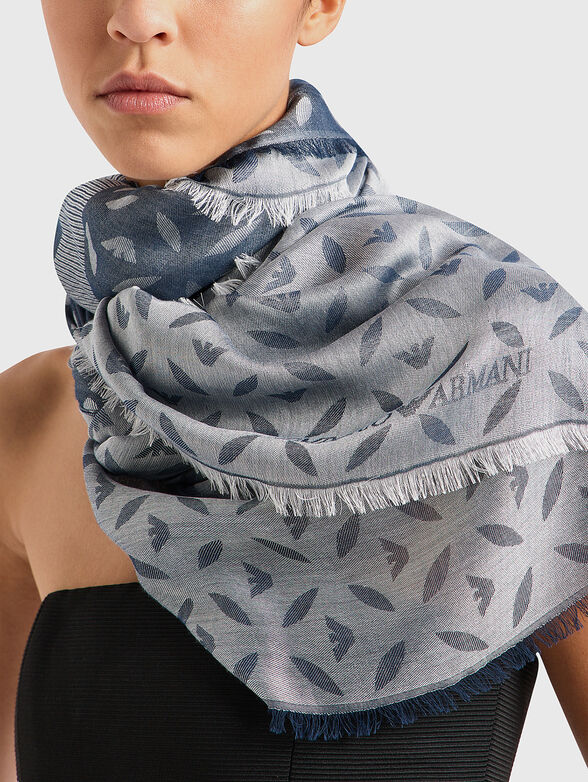 Cotton blend scarf  - 2