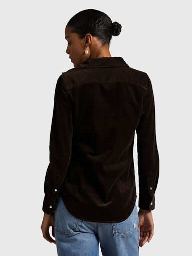 Long sleeved shirt with logo embroidery - 3