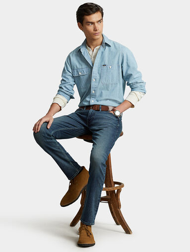 SULLIVAN slim jeans in navy blue - 4